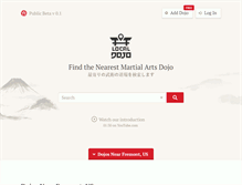 Tablet Screenshot of localdojo.com